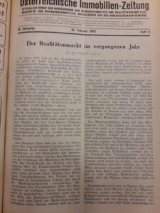 Faksimile eines OIZ-Artikels von 1952