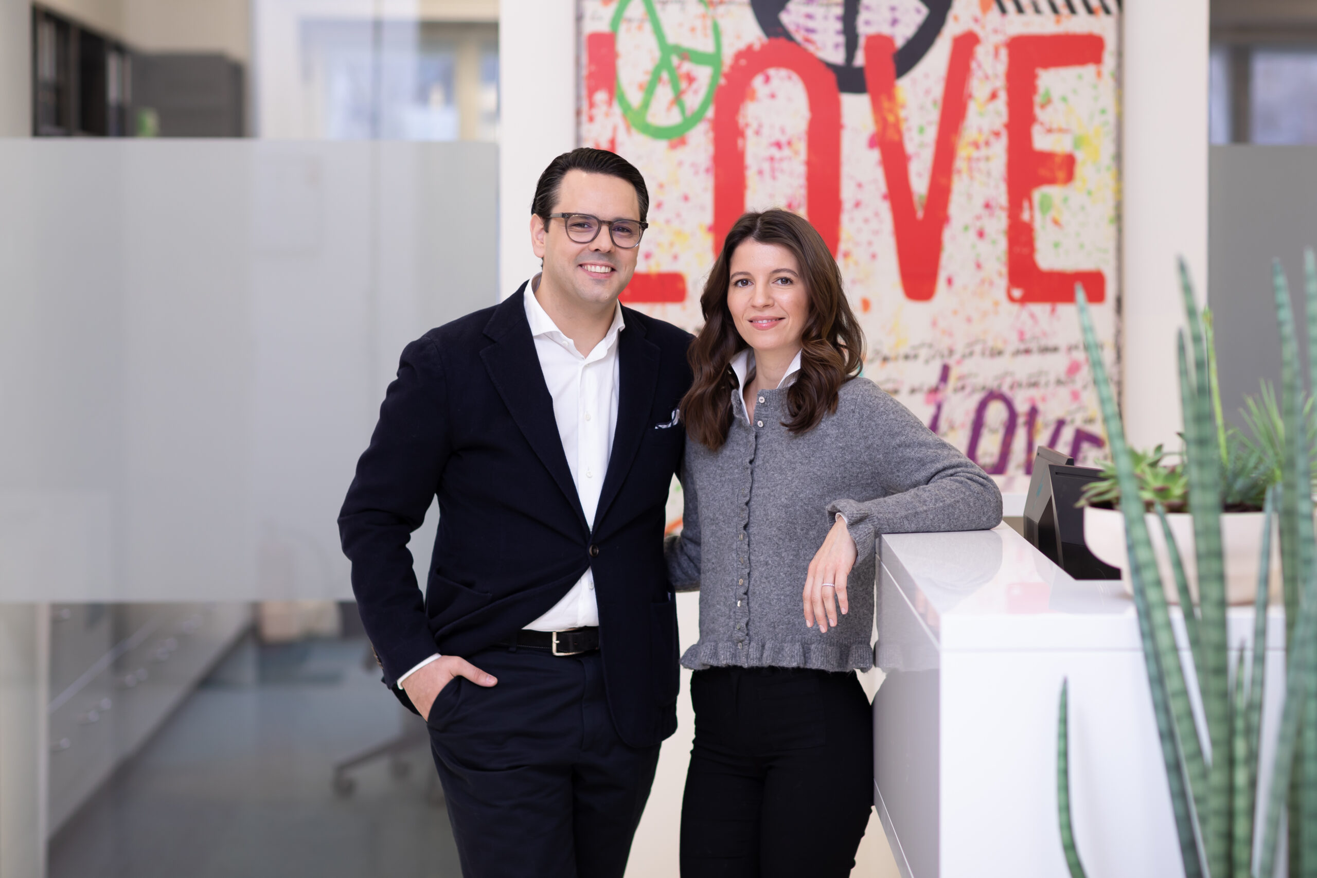 Tanja Bachschwöller, BA, und Lukas Eybel, BE Real Immobilien Management GmbH / © Jana Madzigon