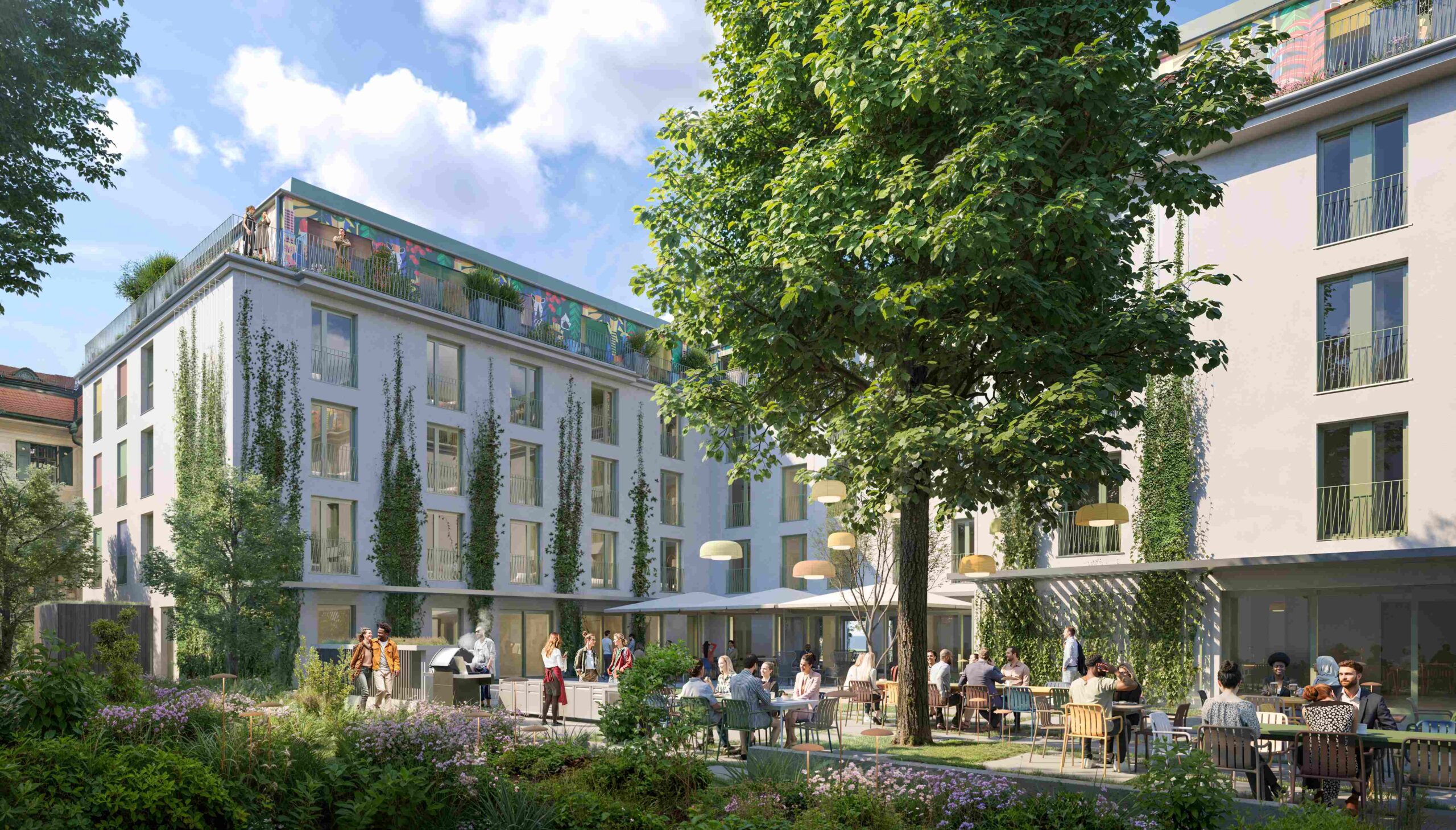 magdas Hotel Visualisierung © Atelier Heiss