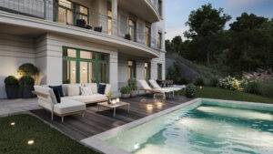 Projektfoto Villa Pool © Squarebytes