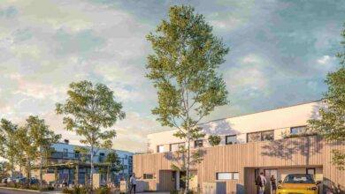 Ein Rendering des Projektes zeigt wie es sich zukünftig am Neusiedlersee lebt. © YamYam