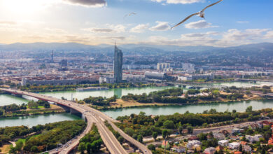 Blick auf Wien