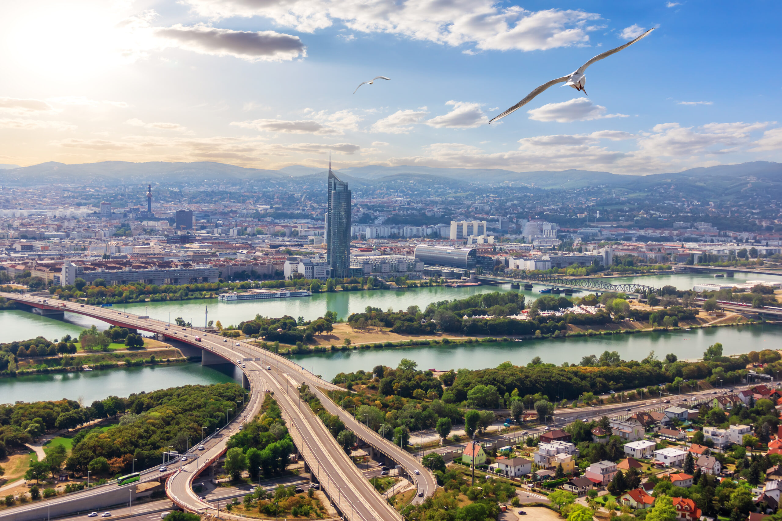Blick auf Wien