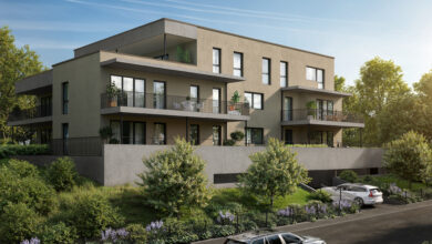 Visualisierung einer Wohnanlage