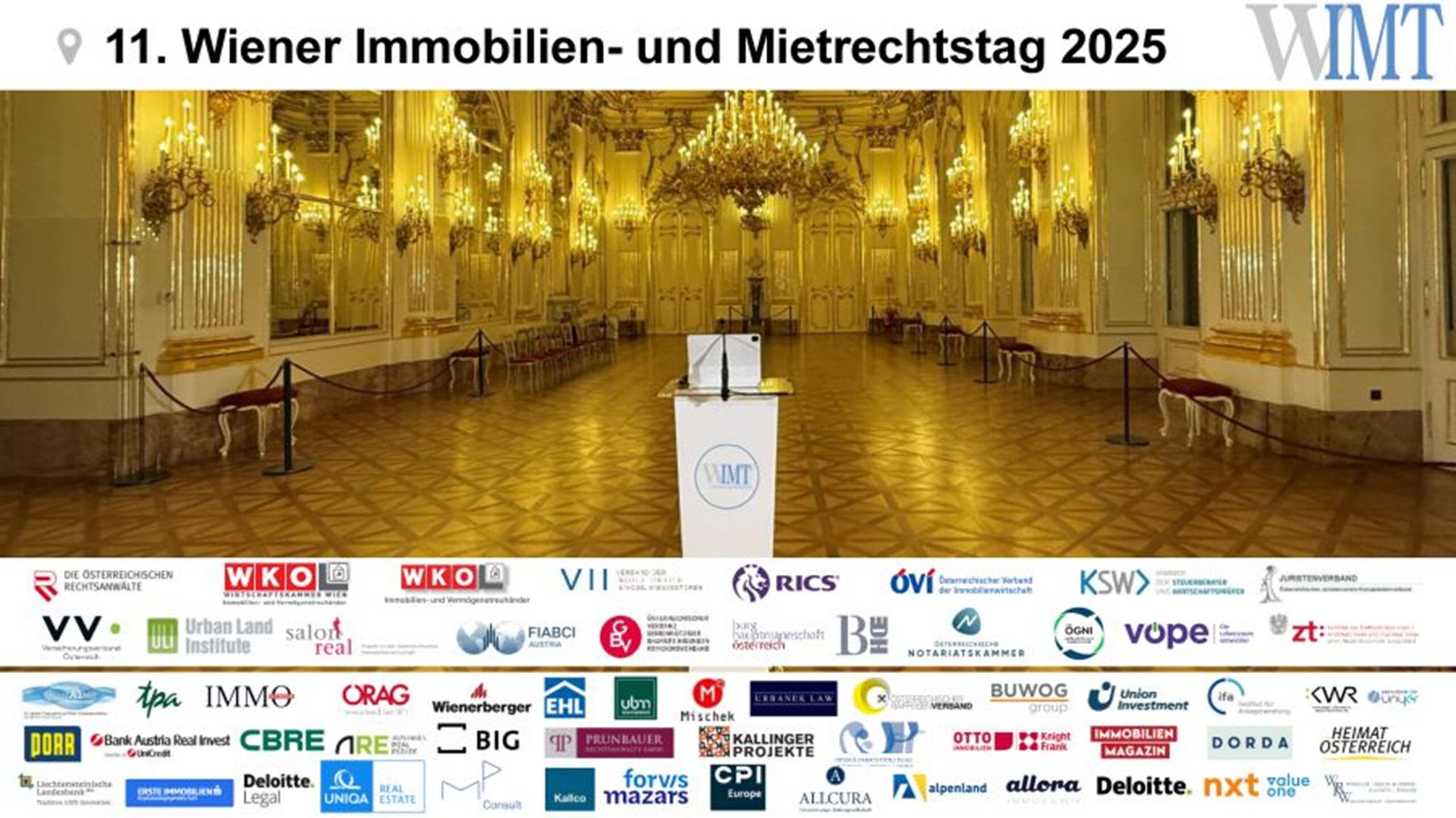 Startfolie der WIMT-Fachveranstaltung