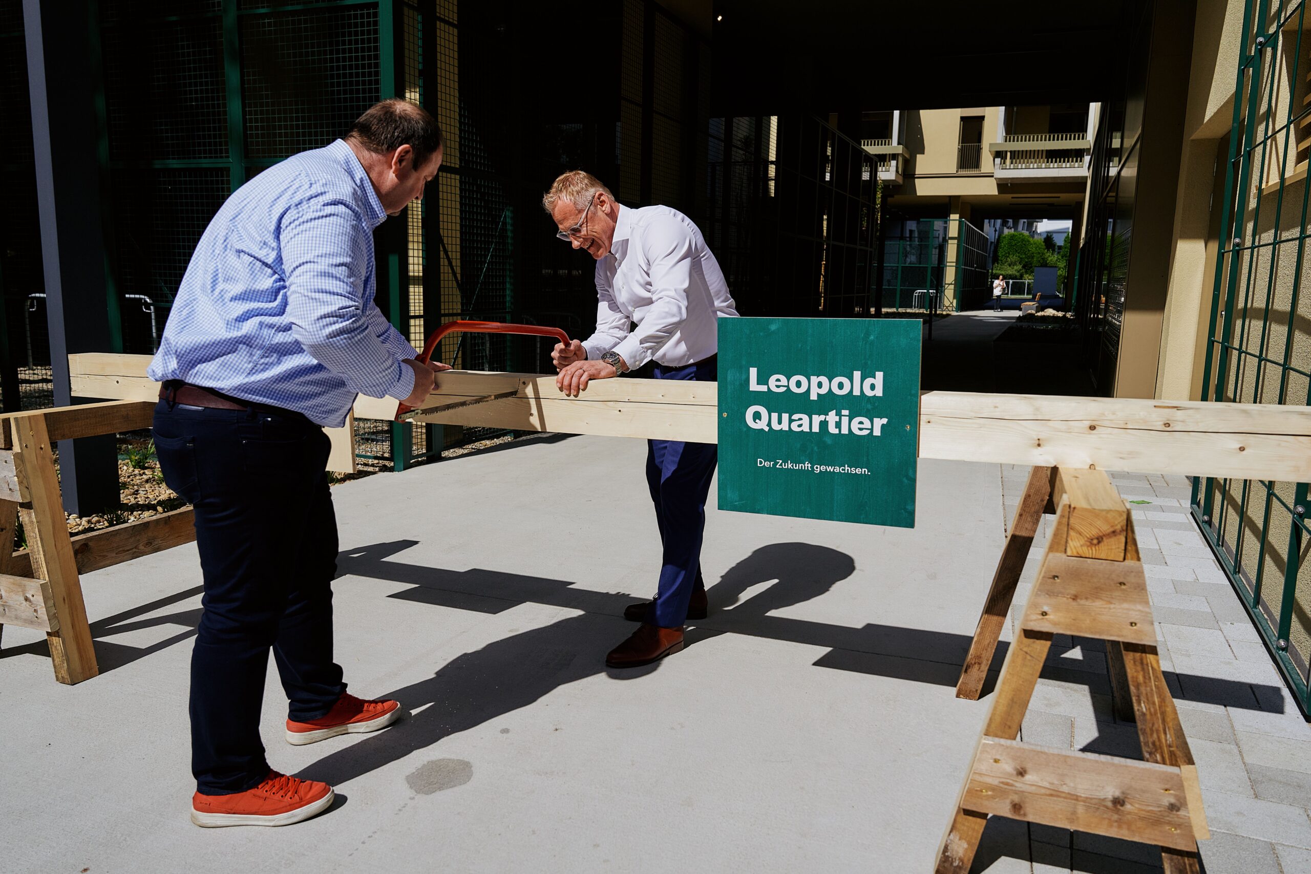 LeopoldQuartier: UBM eröffnet Durchgang zum Augarten