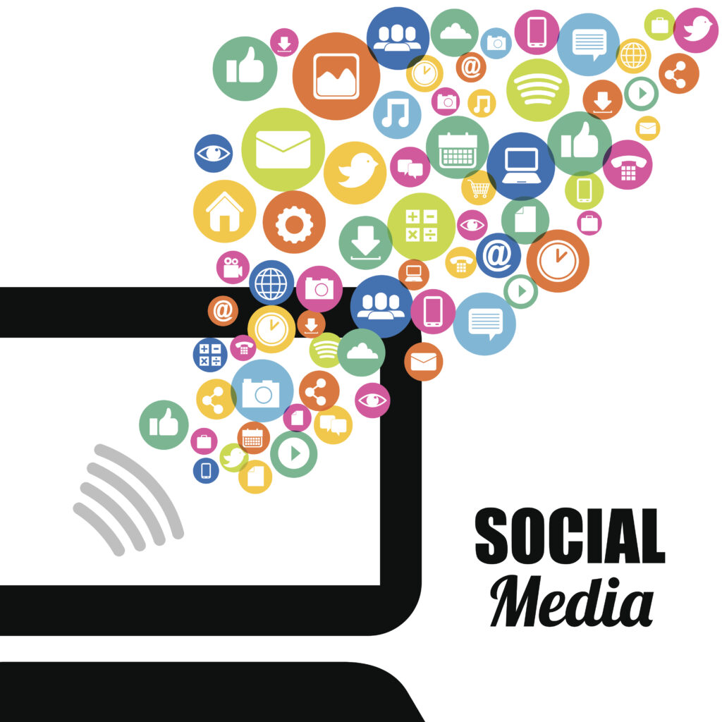 Illu, die für Social Media steht